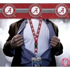   Tide NCAA Lanyard Key Chain and Ticket Holder   Red
