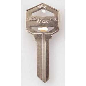  KABA ILCO 1522 EZ1 Key Blank,Brass,Type EZ1,PK 10: Home 