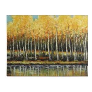 Uttermost Yellow Reflections Canvas Art:  Home & Kitchen