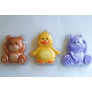  Three Shaped Animal Soaps in Glycerin Beauty