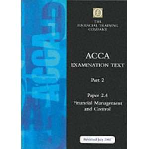  Acca Part 2 Paper 2.4   Financial Management and Control 