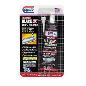 Cyclo C 961 Black OX High Temperature Silicone   3.35 oz., (Pack of 12 