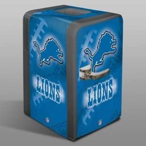  Detroit Lions NFL 24 Can Portable Party Fridge: Sports 
