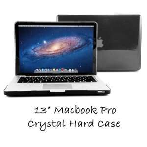 Black Crystal Hard Shell Snap On Case Skin Cover for 13 Apple Macbook 