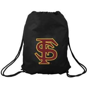   Seminoles (FSU) Black Nylon Drawstring Backpack: Sports & Outdoors
