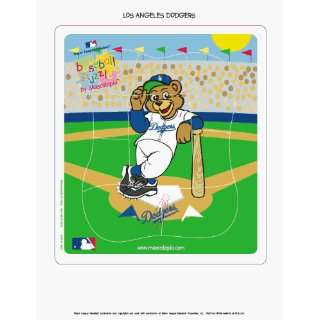   MLB Los Angeles Dodgers Wooden Mascot Puzzle *SALE*