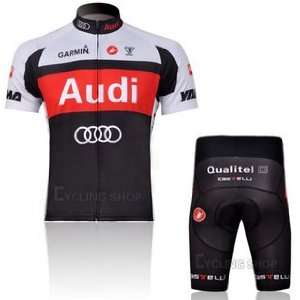 2012AUDI jersey short suit / quick drying wicking breathable cycling 