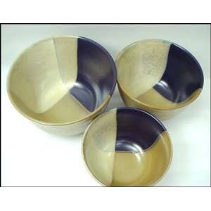 Sango Gold Dust Black Mixing Bowls, Set of 3  Kitchen 