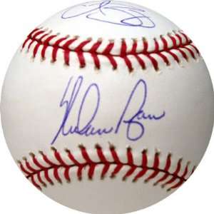  Nolan Ryan and Curt Schilling Dual Autographed Baseball 