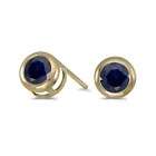 60ct Sapphire Stud Earrings set in 14 Karat Gold  
