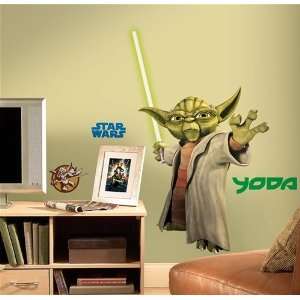  Yoda Removable Wall Decorations Child Toys & Games
