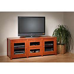 Chelsea Cherry 60 inch Plasma/ LCD TV Stand with Storage  Overstock 