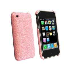   Glitter Light Pink Snap on Case for Apple iPhone 3G  Overstock