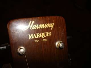 Vintage Harmony Marquis H570HD Acoustic Ele. Guitar W/Peizo Adj 