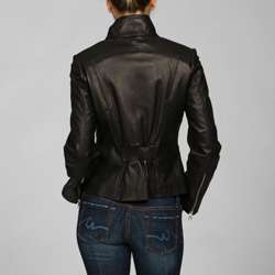 Collezione Womens Lambskin Cycle Jacket  