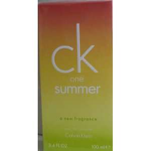 Ck One Summer Cologne 3.4 Oz Eau De Toilette Spray