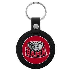  Alabama Crimson Tide NCAA Classic Logo Leather Key Tag 