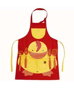 Sheriff Duck Childs Apron with Utensils  