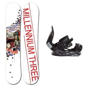    Millenium 3 Discord Mens Snowboard Package: Sports & Outdoors