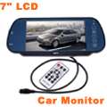 LCD Color Screen Car Rearview Mirror Monitor With SD USB MP5 