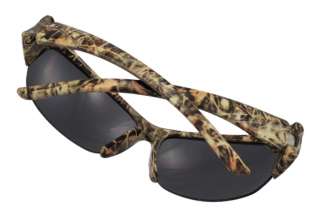 Green Camouflage Print Sport Rimless Sunglasses Hunting Camo  