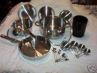 18 pc. Stainless Steel Kitchen Set. (Cookware Set) *NEW  