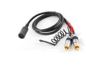 Bang & Olufsen 3 ft 7 DIN Female to 2 RCA Male TurnTable Cable w 