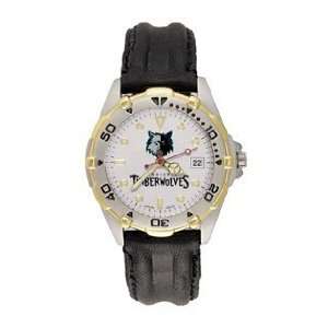   Minnesota Timberwolves All Star Leather Mens Watch: Sports & Outdoors