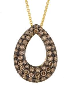   by Le Vian 14k Gold 1ct TDW Chocolate Diamond Pendant  