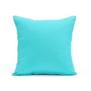 20 X 20 Solid Teal Throw Pillow Cover 