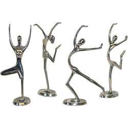 Shiny Dancing Metal Figurines (India)  
