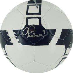   Sports Mia Hamm Nike T90 Pitch Blue/ White Autographed Soccer Ball