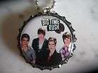 BOY BAND BIG TIME RUSH GROUP BOTTLE CAP NECKLACE