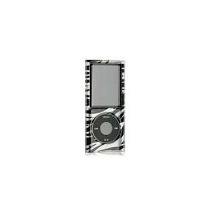   4th Generation Black Silver 2D Zebra Case: MP3 Players & Accessories