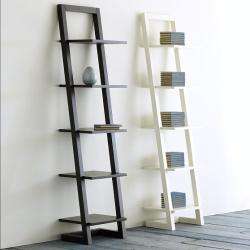 Black 5 tier Self Standing Ladder Book Shelf  Overstock