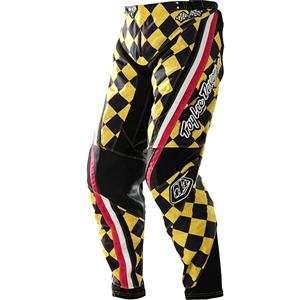   Troy Lee Designs Youth GP Check It Pants   Youth 18/Yellow: Automotive