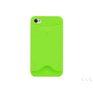 Green Wallet Design Case for iPhone 4 & 4S Cellet Green Wallet Design 