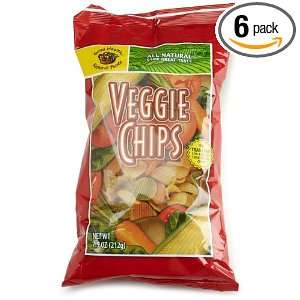 Good Health Veggie Chips, Crinkle Cut, 7.5 Ounce (Pack of 6)  