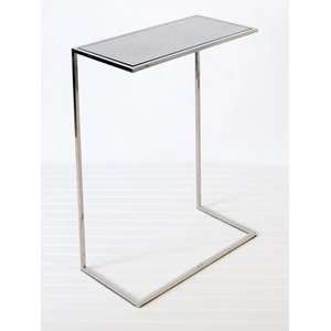  Worlds Away Cigar Table   Nickel Plate Furniture & Decor