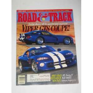  Road and Track April 1993 Viper GT Coupe Bond Publishing Co. Books