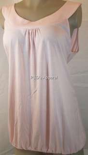New Mari Anne Womens Plus Size Clothing Pink Tank Top Shirt Blouse 1X 