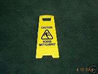 Carpet Cleaning Caution Hoses Wet Carpet Signs  