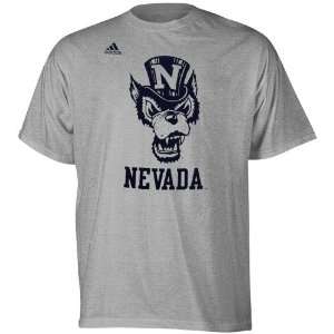   adidas Nevada Wolf Pack Second Best T Shirt   Ash: Sports & Outdoors