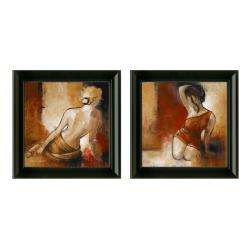 Lanie Loreth Seated Woman 2 piece Framed Wall Art  