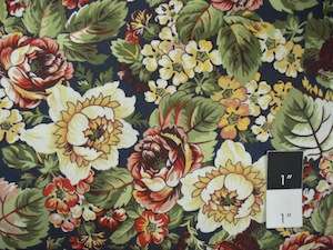 Studio E Rosetree Cottage Floral Navy Fabric By Yd 699919920440  