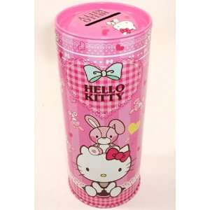  Large Hello Kitty Metal Coin Bank Pink Toys & Games