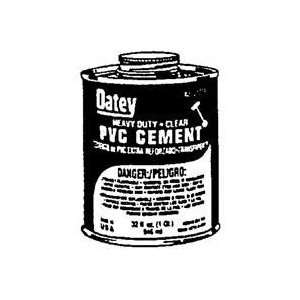  Oatey 30863 PVC Heavy Duty Cement, Clear, 8 Ounce