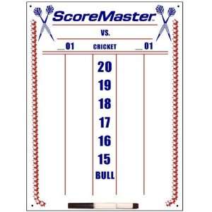  Score Master Dry Erase Dart Scoreboard