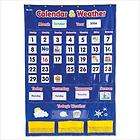 NEW LEARNING RESOURCES CALENDAR AND WEATHER POCKET CHART