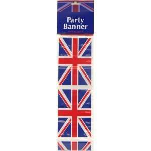  1 X Union Jack Plastic Banner  Ideal for Olympic 2012 and 
